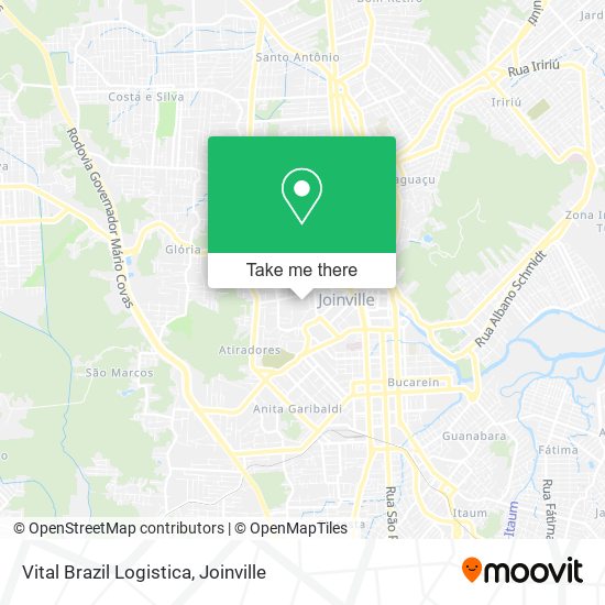 Vital Brazil Logistica map