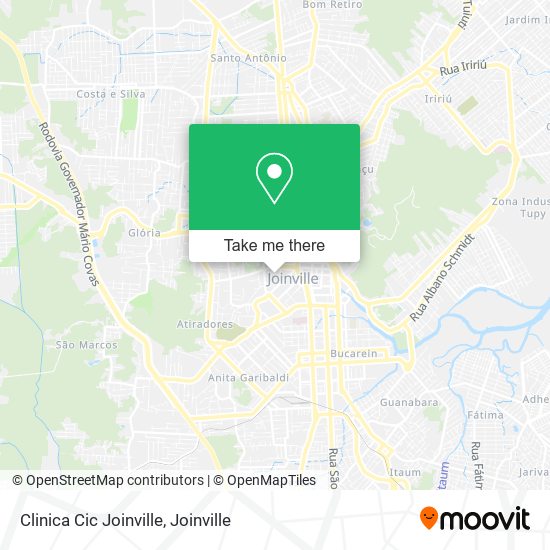 Clinica Cic Joinville map