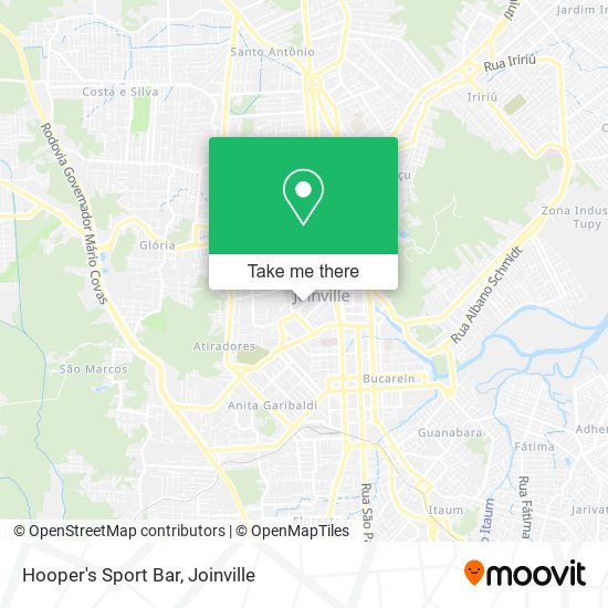 Hooper's Sport Bar map