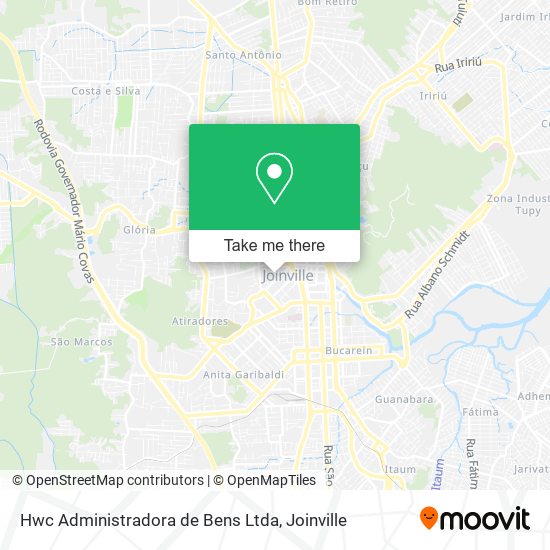 Hwc Administradora de Bens Ltda map