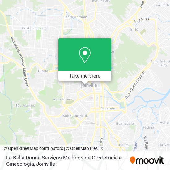 La Bella Donna Serviços Médicos de Obstetrícia e Ginecología map