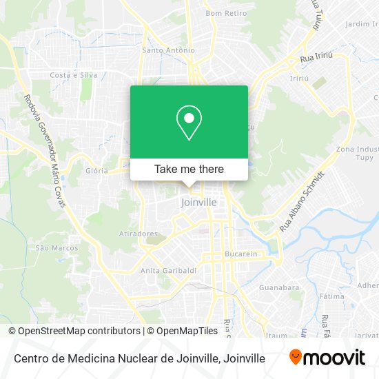 Centro de Medicina Nuclear de Joinville map