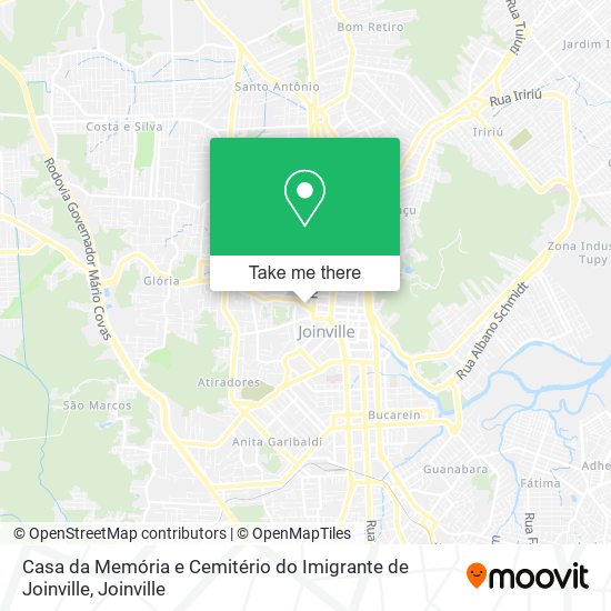Casa da Memória e Cemitério do Imigrante de Joinville map