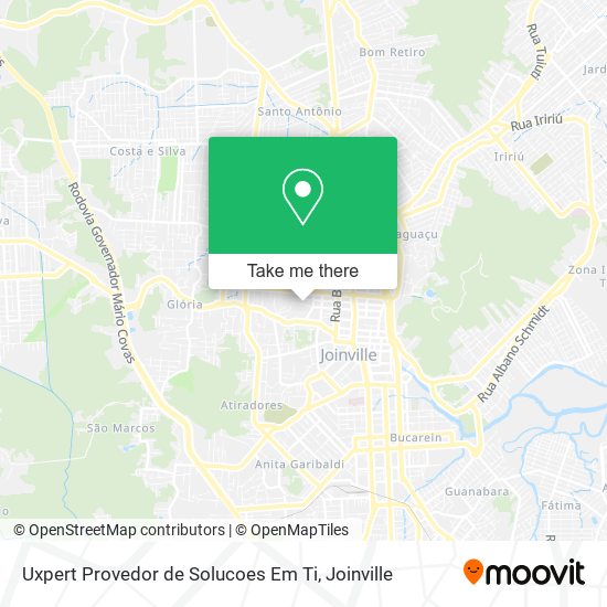 Uxpert Provedor de Solucoes Em Ti map