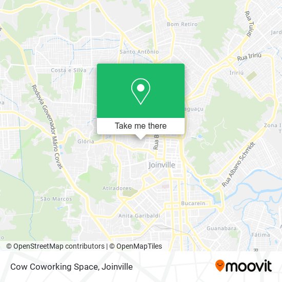 Cow Coworking Space map