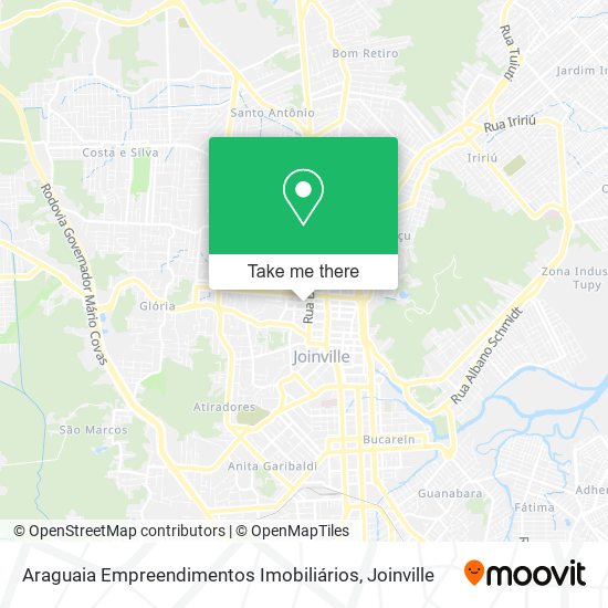 Mapa Araguaia Empreendimentos Imobiliários