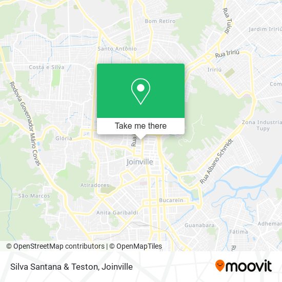 Silva Santana & Teston map