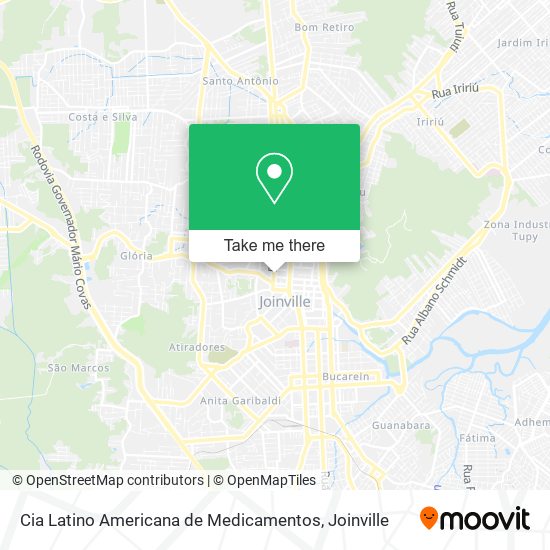 Cia Latino Americana de Medicamentos map