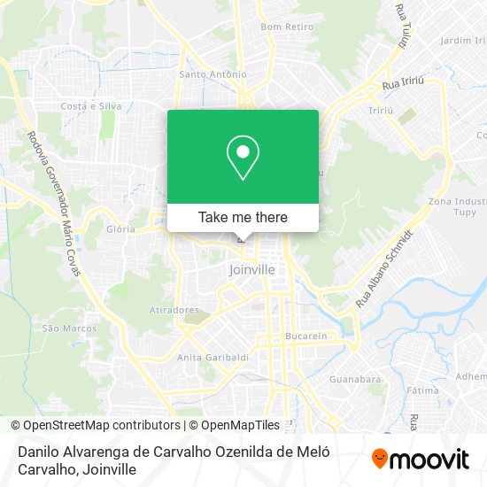 Danilo Alvarenga de Carvalho Ozenilda de Meló Carvalho map