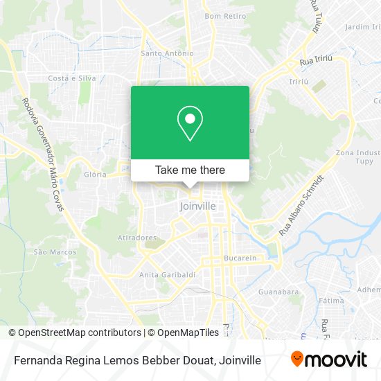 Fernanda Regina Lemos Bebber Douat map