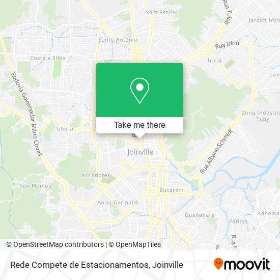 Rede Compete de Estacionamentos map