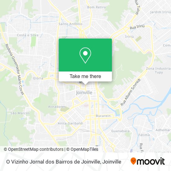 Mapa O Vizinho Jornal dos Bairros de Joinville