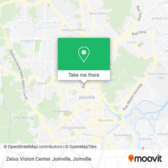 Mapa Zeiss Vision Center Joinville