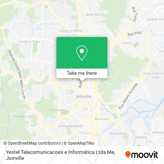 Mapa Yestel Telecomunicacoes e Informática Ltda Me