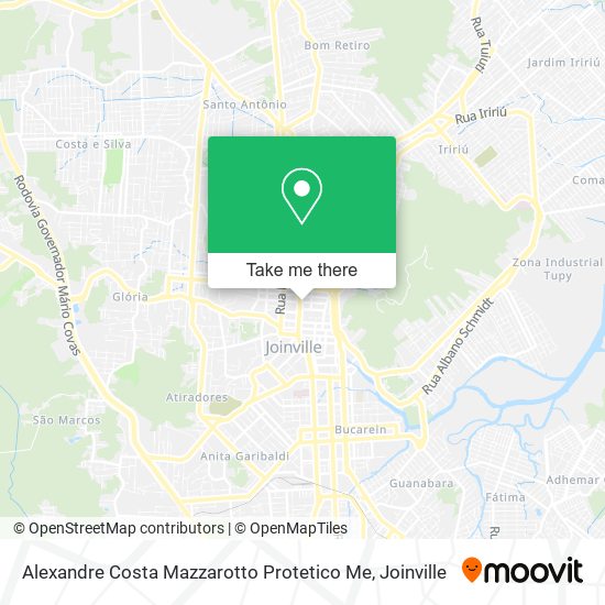 Alexandre Costa Mazzarotto Protetico Me map