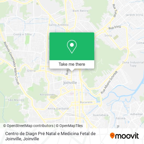 Mapa Centro de Diagn Pré Natal e Medicina Fetal de Joinville