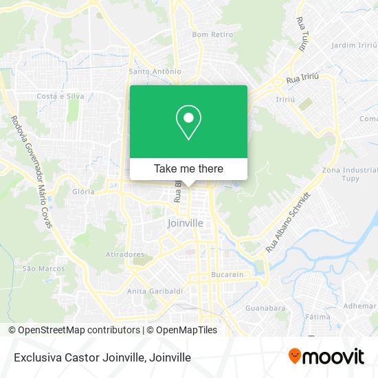 Exclusiva Castor Joinville map