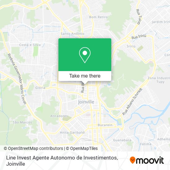 Mapa Line Invest Agente Autonomo de Investimentos