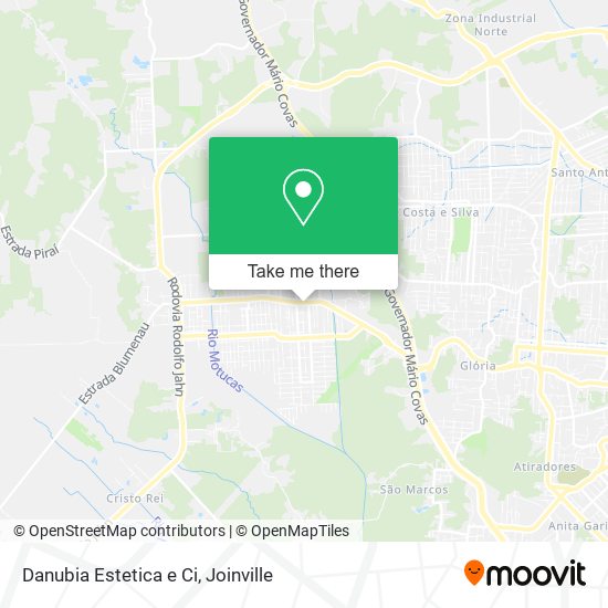 Danubia Estetica e Ci map