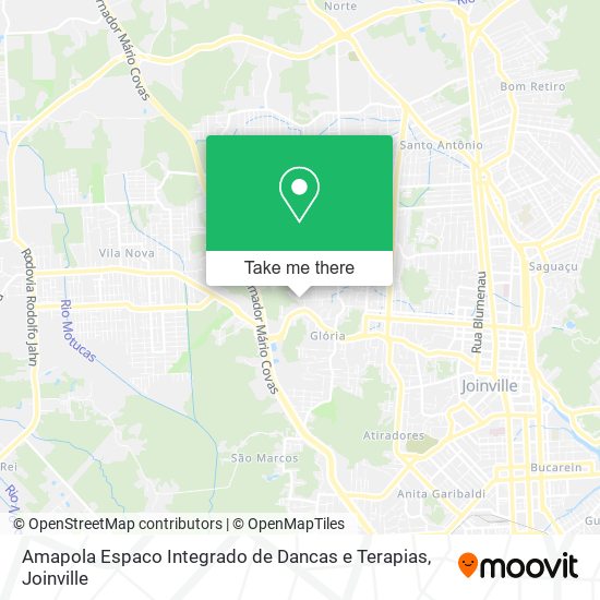 Mapa Amapola Espaco Integrado de Dancas e Terapias