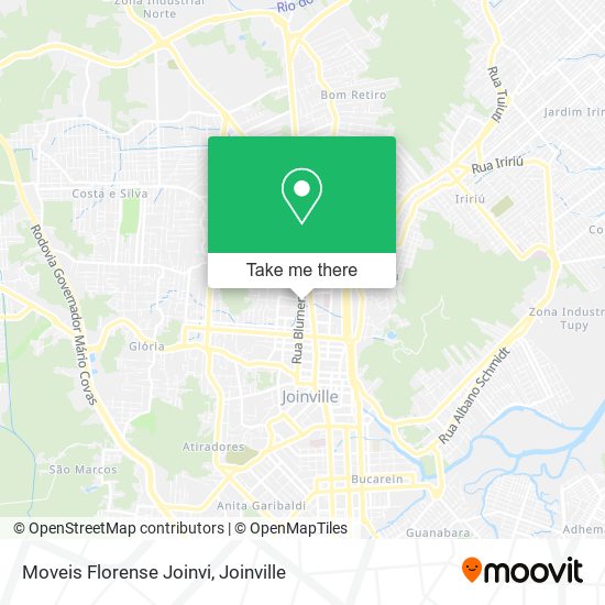 Moveis Florense Joinvi map