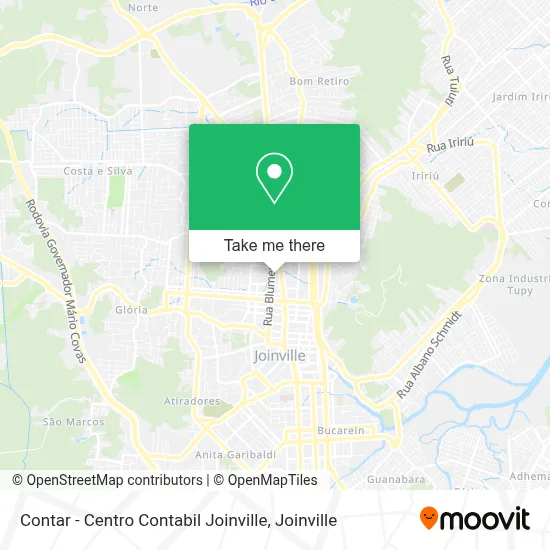 Contar - Centro Contabil Joinville map