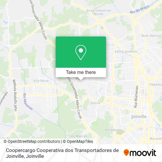 Coopercargo Cooperativa dos Transportadores de Joinville map