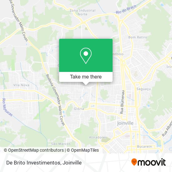 De Brito Investimentos map