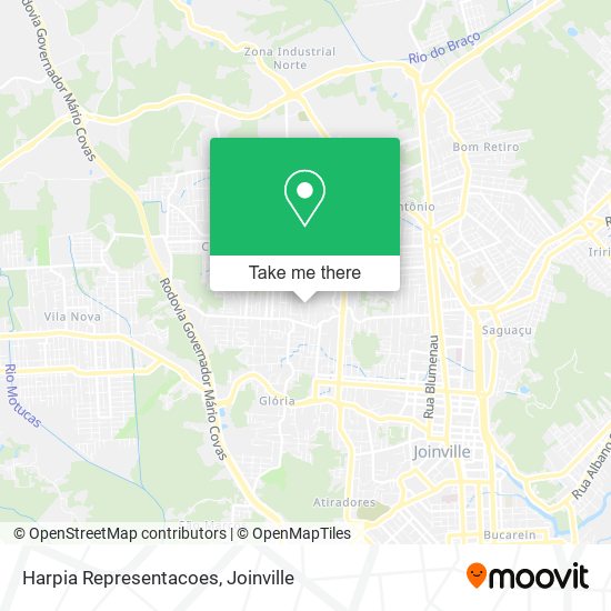 Harpia Representacoes map