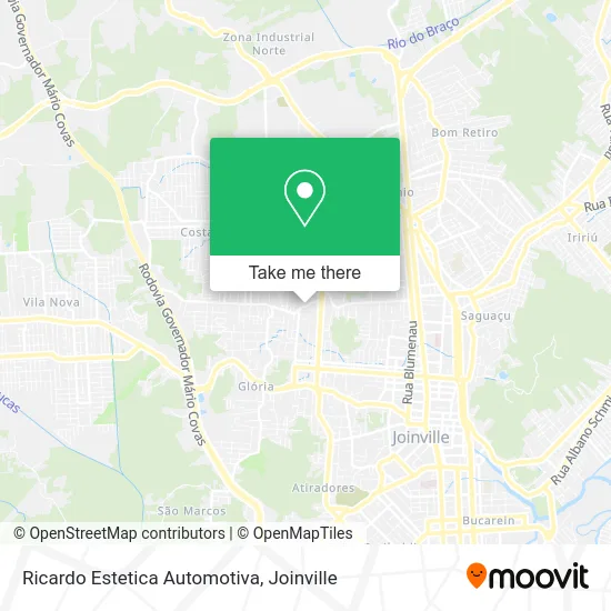 Ricardo Estetica Automotiva map