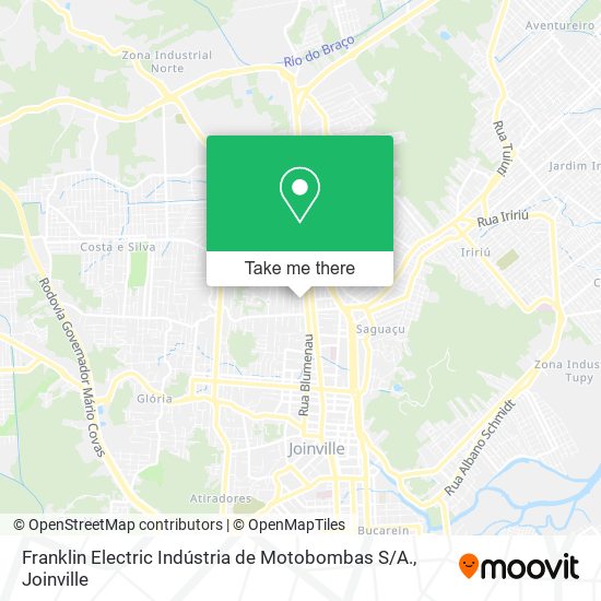 Franklin Electric Indústria de Motobombas S / A. map