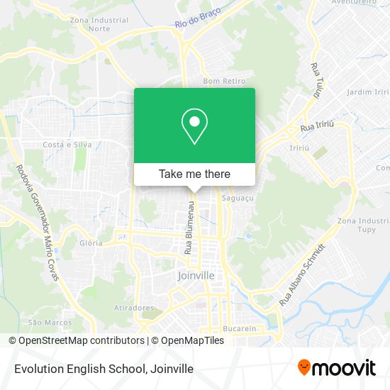 Evolution English School map