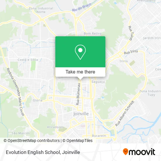 Evolution English School map