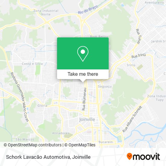 Mapa Schork Lavacão Automotiva