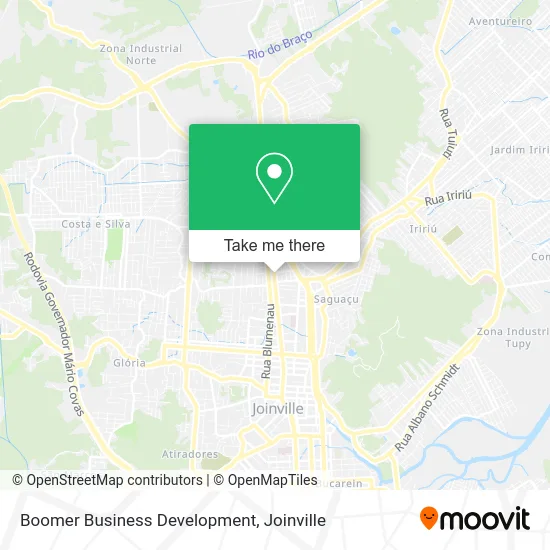 Boomer Business Development map