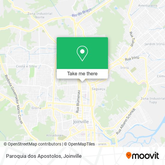 Paroquia dos Apostolos map
