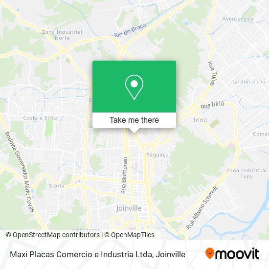 Mapa Maxi Placas Comercio e Industria Ltda