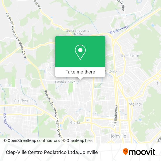 Mapa Ciep-Ville Centro Pediatrico Ltda