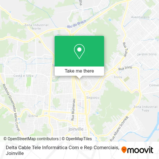 Delta Cable Tele Informática Com e Rep Comerciais map