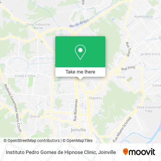 Instituto Pedro Gomes de Hipnose Clinic map