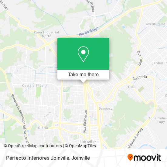 Perfecto Interiores Joinville map