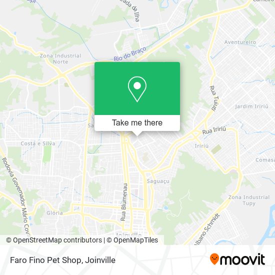 Faro Fino Pet Shop map