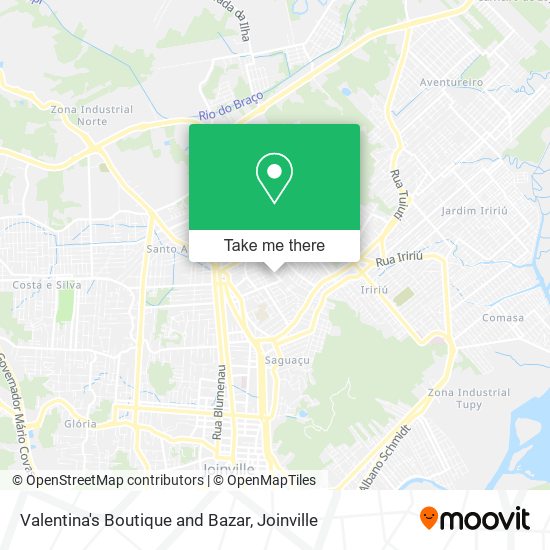 Valentina's Boutique and Bazar map