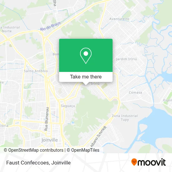 Faust Confeccoes map