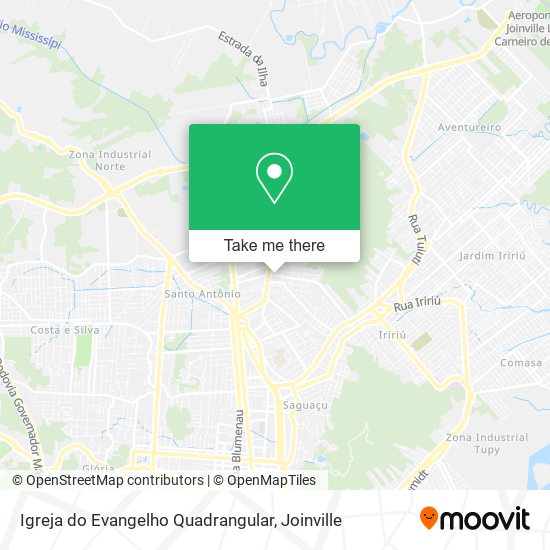 Igreja do Evangelho Quadrangular map