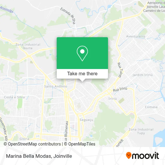 Marina Bella Modas map