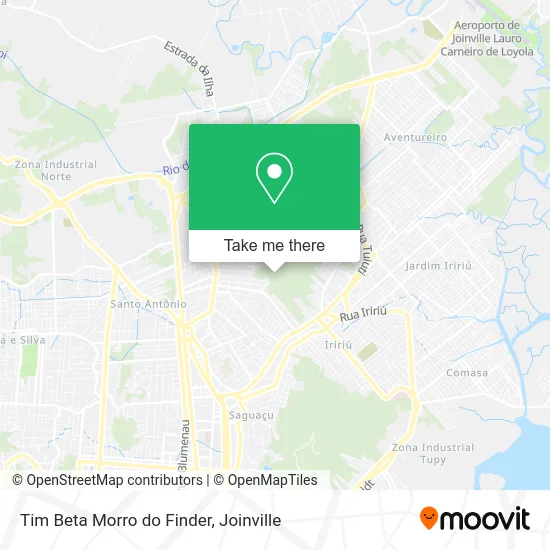 Tim Beta Morro do Finder map