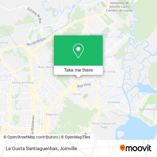 Le Gusta Santiaguenhas map