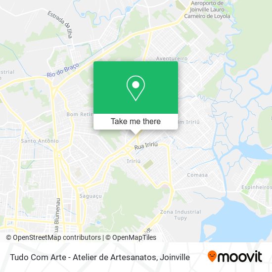 Tudo Com Arte - Atelier de Artesanatos map