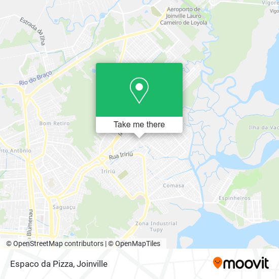 Espaco da Pizza map